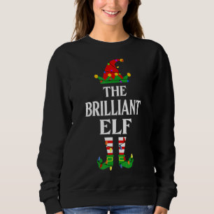 Brilliant Elf Matching Family Group Christmas Ligh Sweatshirt