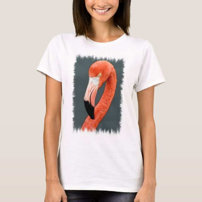 Brilliant Flamingo Long Sleeve T-Shirt (Front)
