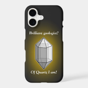 Brilliant Geologist Quartz Pun iPhone 17 Case