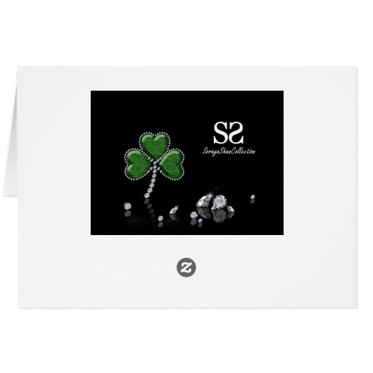 Brilliant Happy St. Patrick's Day Diamonds (Back Horizontal)