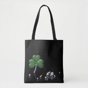 Brilliant Happy St. Patrick's Day Diamonds Tote Bag