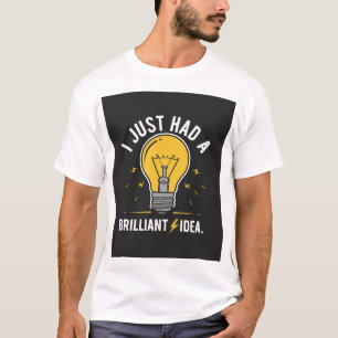 Brilliant Idea Lightbulb Electrical Engineer Gift T-Shirt