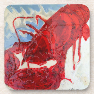 Brilliant Maine Lobster Beverage Coaster
