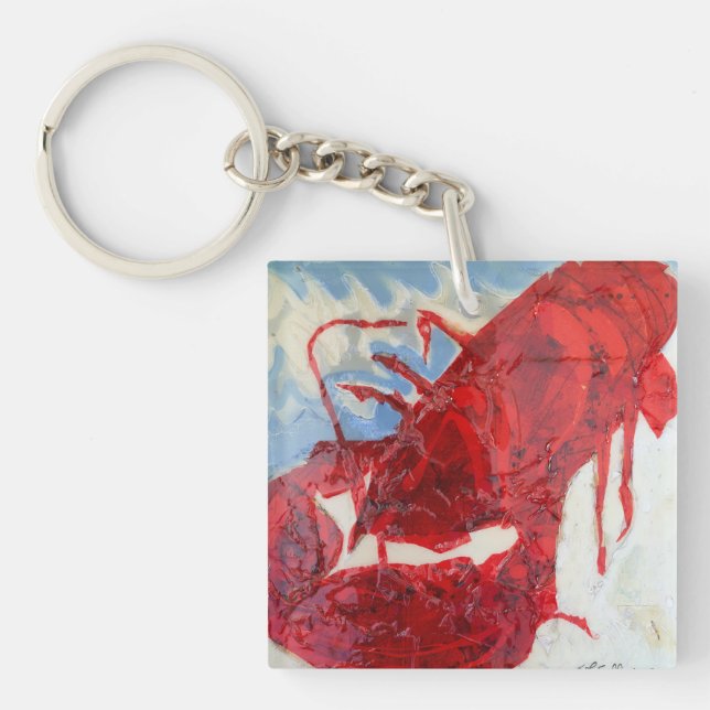 Brilliant Maine Lobster Keychain (Front)