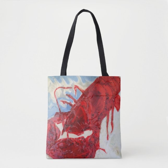 Brilliant Maine Lobster Tote Bag (Front)