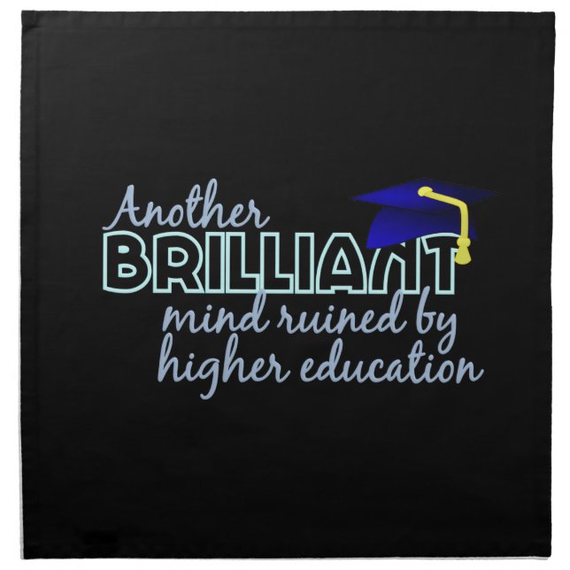 Brilliant Mind cloth napkins (Front)