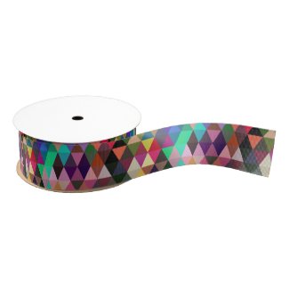 Brilliant Multi-Color Triangle Geometric Seamless