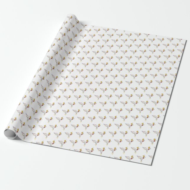 Brilliant Neoplasticism Art Monogram. Letter J Wrapping Paper (Unrolled)