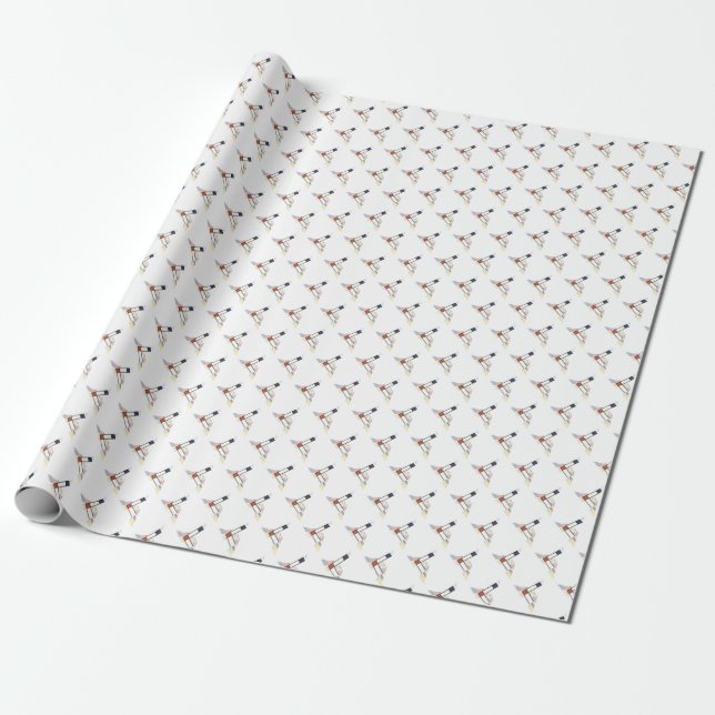 Brilliant Neoplasticism Art Monogram. Letter L Wrapping Paper (Unrolled)