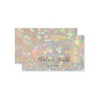 brilliant opal stone photo business card