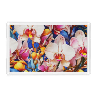 Brilliant Orchid Acrylic Tray