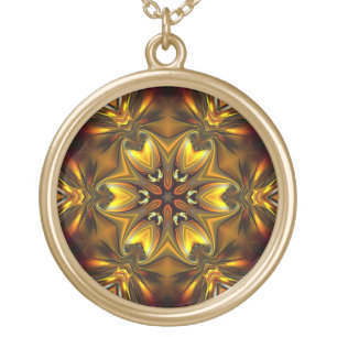 Brilliant Pendant Multi Shades Of Gold ~ 