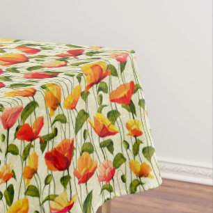 Brilliant Poppies Tablecloth