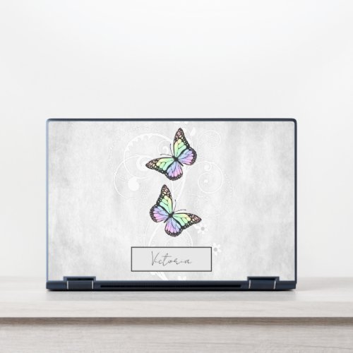 Brilliant Rainbow Butterflies HP Laptop Skin