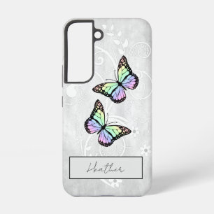 Brilliant Rainbow Butterflies Samsung Galaxy S22 Case