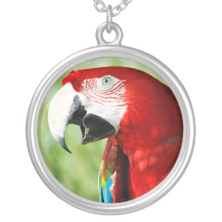 Brilliant Red Silver Plated Necklace