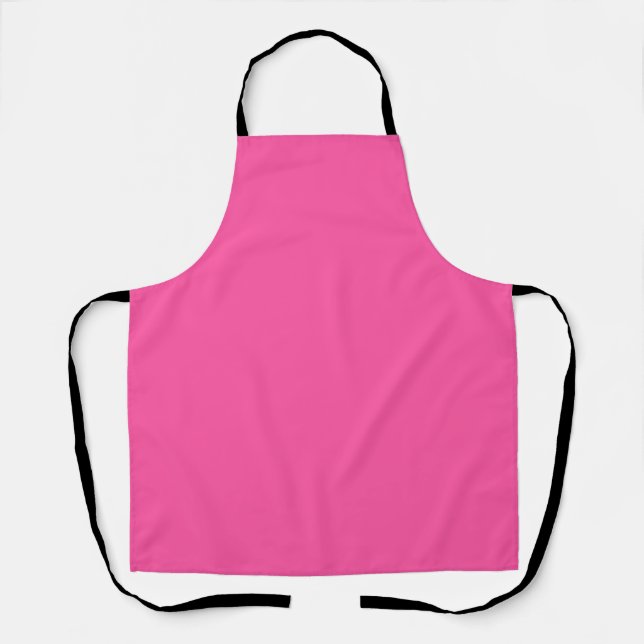 Brilliant rose  (solid color)  apron (Front)