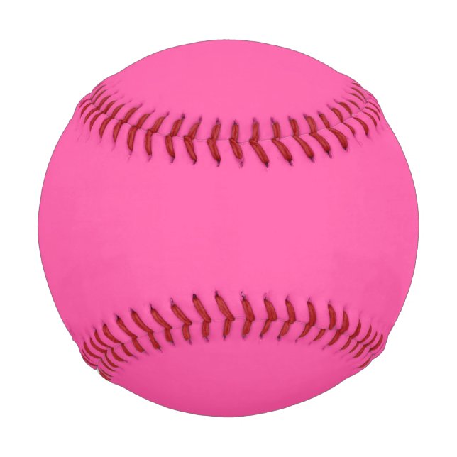 Brilliant rose  (solid color)  baseball (Front)