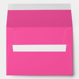 Brilliant rose  (solid color)  envelope