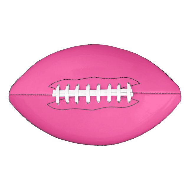 Brilliant rose  (solid color)  football (Front)