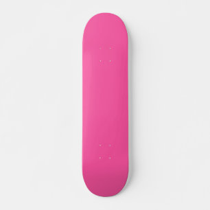 Brilliant rose (solid color) skateboard