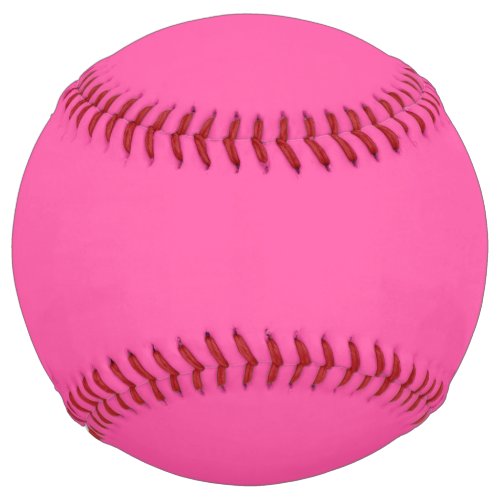 Brilliant rose  solid color  softball