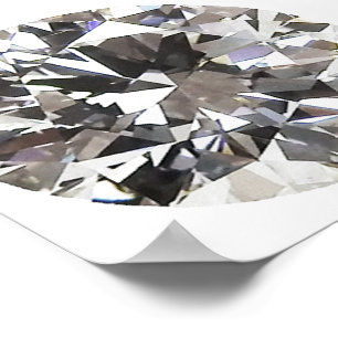 Brilliant Round Diamond Poster