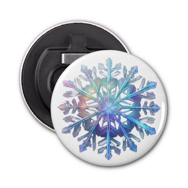 Brilliant Snowflake Bottle Opener (Front)