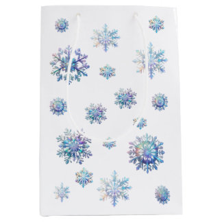 Brilliant Snowflake Medium Gift Bag
