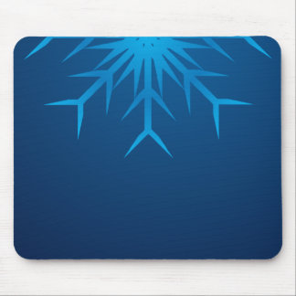 brilliant snowflake mouse pad