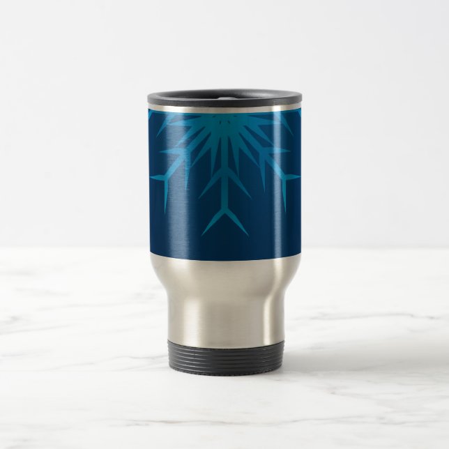 brilliant snowflake travel mug (Center)