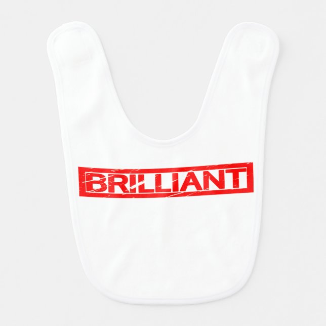 Brilliant Stamp Baby Bib (Front)