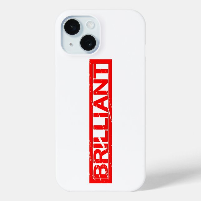 Brilliant Stamp Case-Mate iPhone Case (Back)