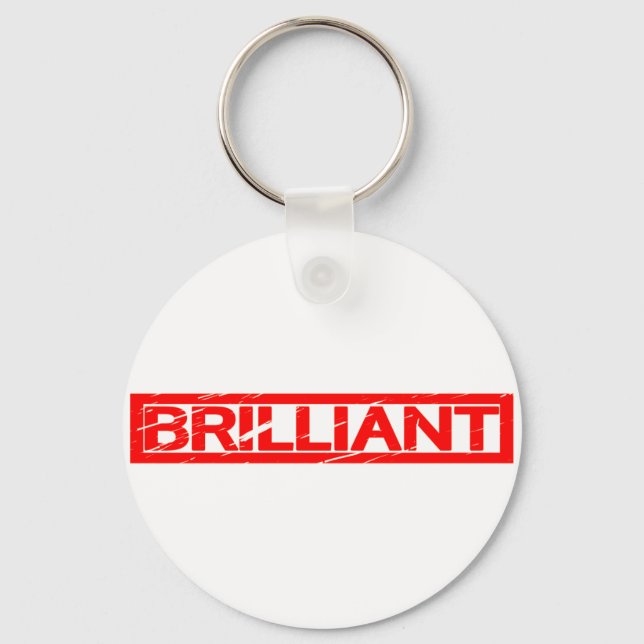 Brilliant Stamp Keychain (Front)