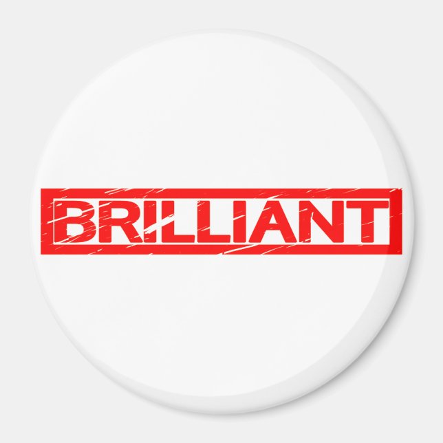 Brilliant Stamp Magnet (Front)