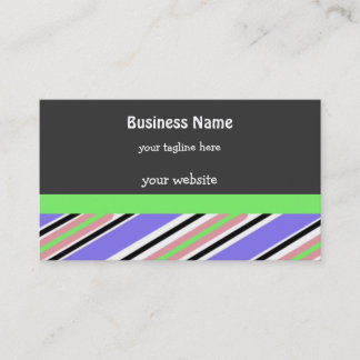 Brilliant Stripes Business Card