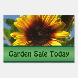 Brilliant Sunflower Garden Sale Custom Yard Sign