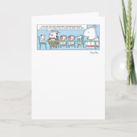 BRILLIANT THINKERS CARD