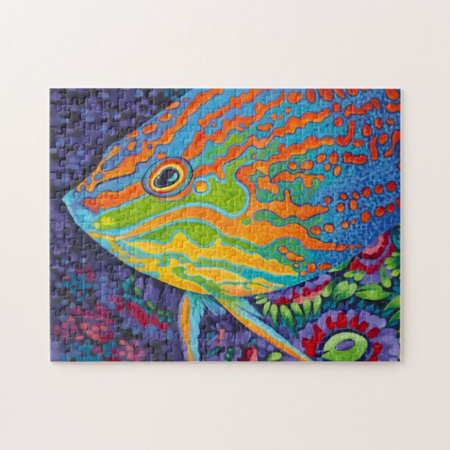 Brilliant Tropical Fish I Jigsaw Puzzle (Horizontal)