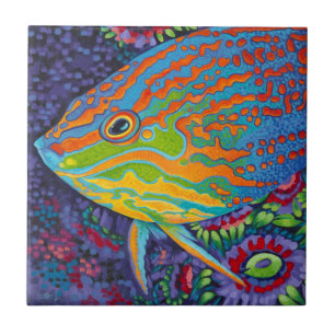 Brilliant Tropical Fish I Tile