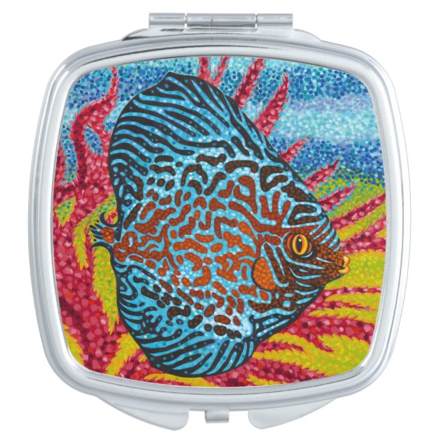 Brilliant Tropical Fish II Mirror For Makeup (Front)