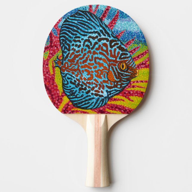Brilliant Tropical Fish II Ping Pong Paddle (Front)