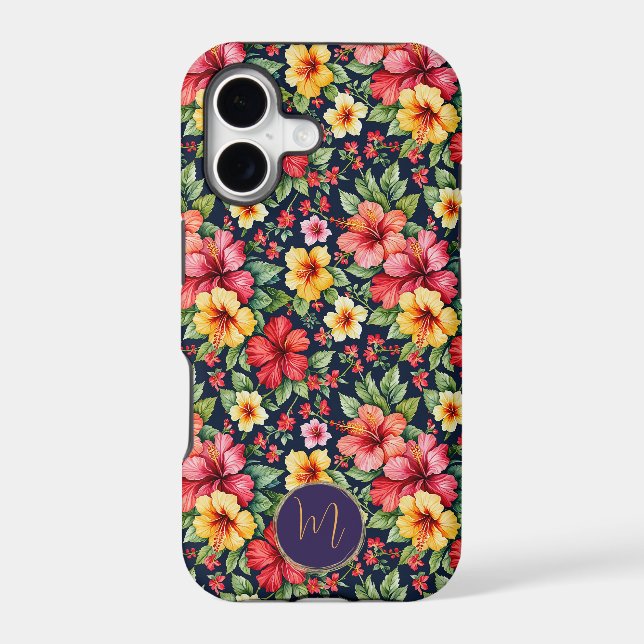 Brilliant Tropical Hibiscus Case-Mate iPhone Case (Back)