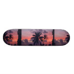 Brilliant Tropical Sunset Skateboard Deck