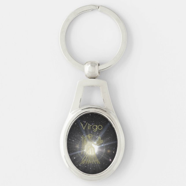 Brilliant Virgo Keychain (Front)