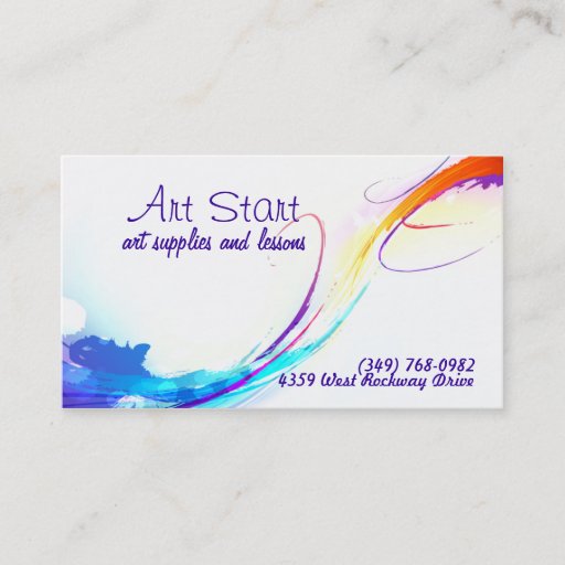 Customizable Brilliant Watercolors III Business Cards