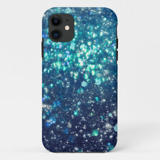 Brillo de la turquesa iPhone 11 case