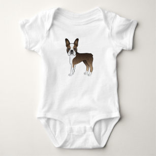 Cartoon Boston Terrier Baby Clothes Shoes Zazzle