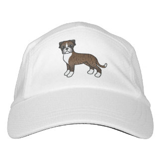 Brindle Boxer Cute Cartoon Dog Hat
