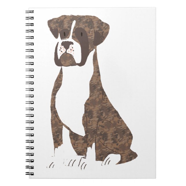 Brindle Boxer Notebook (Front)